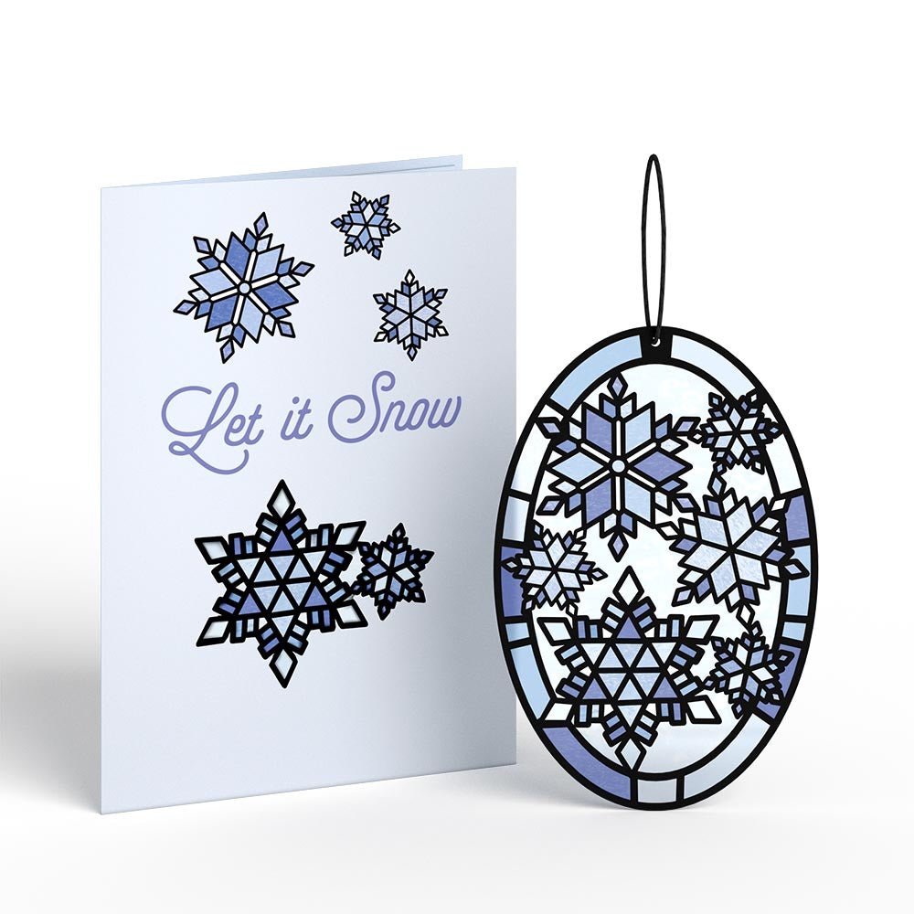 Lovepop - Let It Snow Sonnenfänger Karte - Onlineshop für außergewöhnliche Grußkarten und Paper Art - Online kaufen