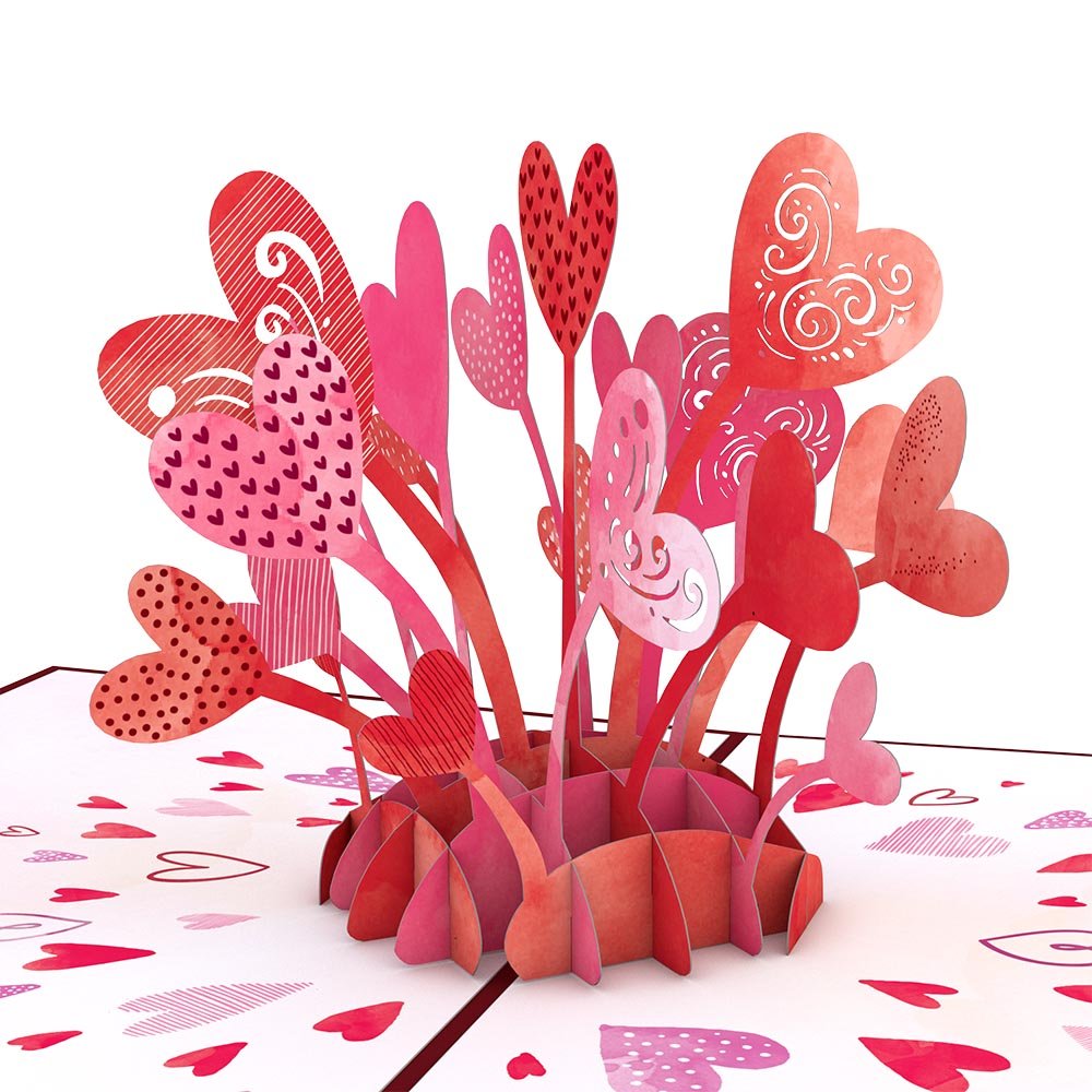 Lovepop - Liebes - Explosion 3D Pop - Up Karte - Onlineshop für außergewöhnliche Grußkarten und Paper Art - Online kaufen