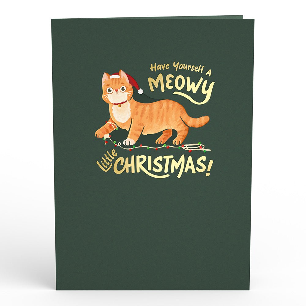 Lovepop - Meowy kleine Weihnachtskatzen 3D Pop - Up Karte - Onlineshop für außergewöhnliche Grußkarten und Paper Art - Online kaufen