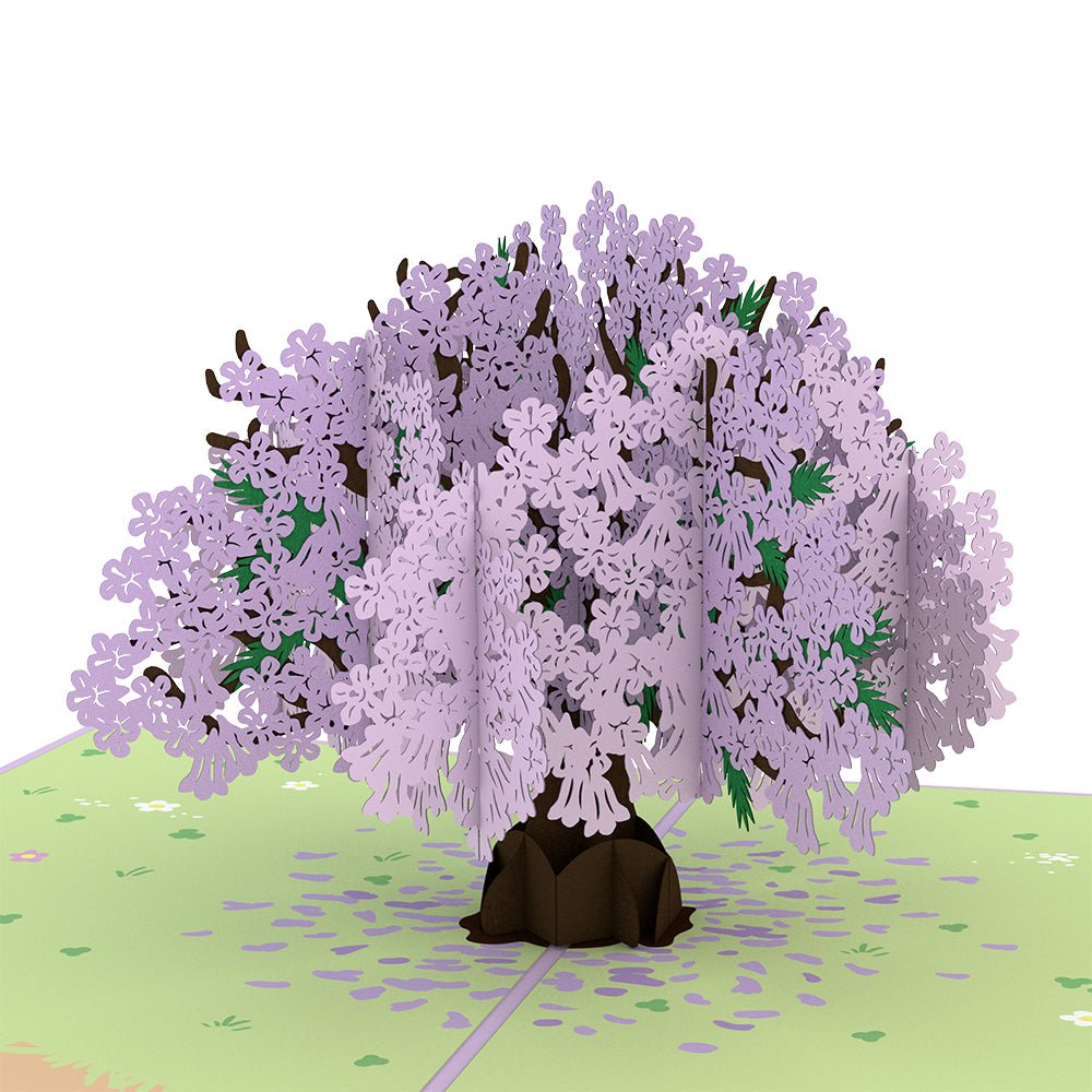 Lovepop - Muttertag - Jacaranda - Baum Muttertag 3D Pop - Up Karte - Onlineshop für außergewöhnliche Grußkarten und Paper Art - Online kaufen