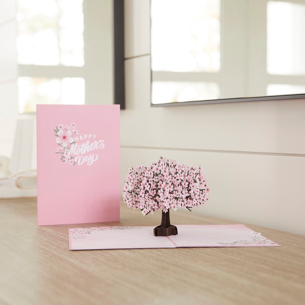 Lovepop - Muttertag - Kirschblüten - Muttertagskarte 3D Pop - Up Karte - Onlineshop für außergewöhnliche Grußkarten und Paper Art - Online kaufen