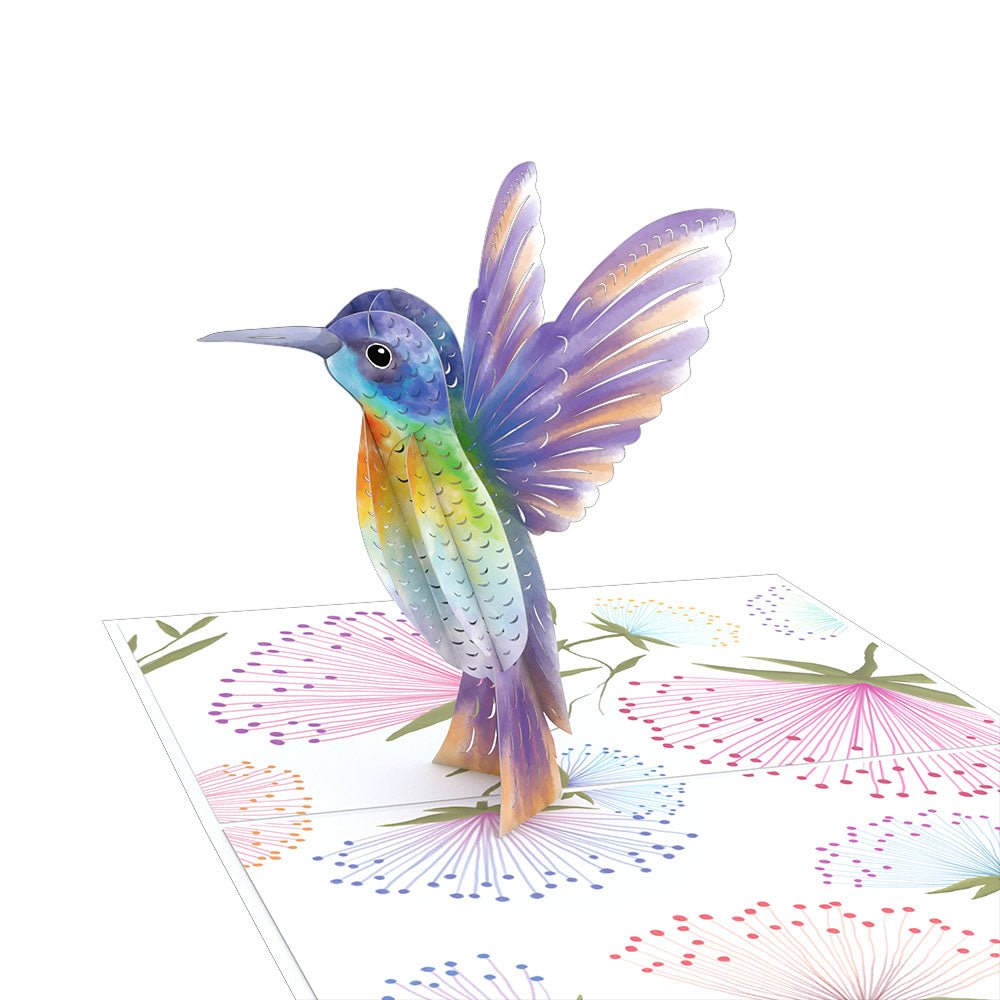 Lovepop - Muttertag - Kolibri zum Muttertag 3D Pop - Up Karte - Onlineshop für außergewöhnliche Grußkarten und Paper Art - Online kaufen