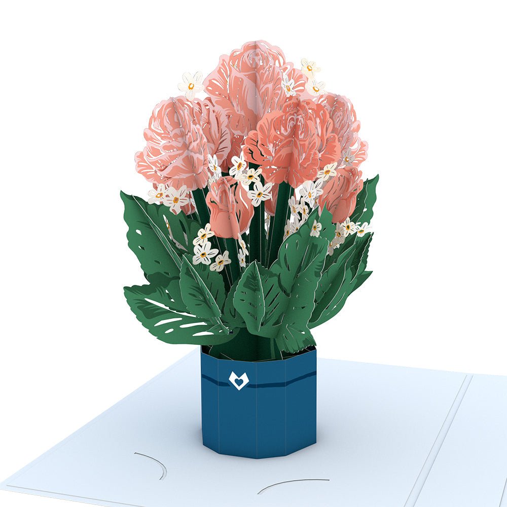 Lovepop - Muttertag - Mini - Blumenstrauß 3D Pop - Up Skulpturskarte - Onlineshop für außergewöhnliche Grußkarten und Paper Art - Online kaufen