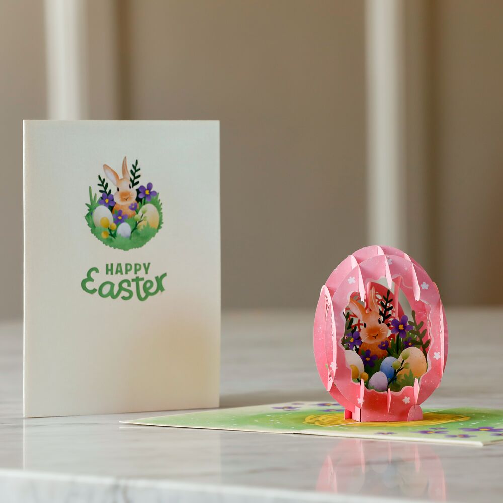 Lovepop - Oster - Osterei 3D Pop - Up Karte - Onlineshop für außergewöhnliche Grußkarten und Paper Art - Online kaufen