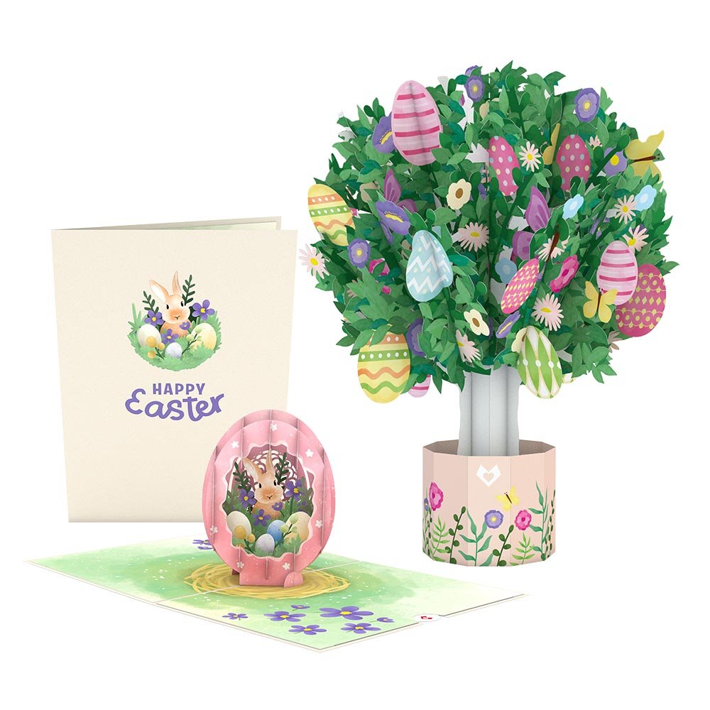 Lovepop - Osterei - Paket 3D Pop - Up Karte + Bouquet Set - Onlineshop für außergewöhnliche Grußkarten und Paper Art - Online kaufen