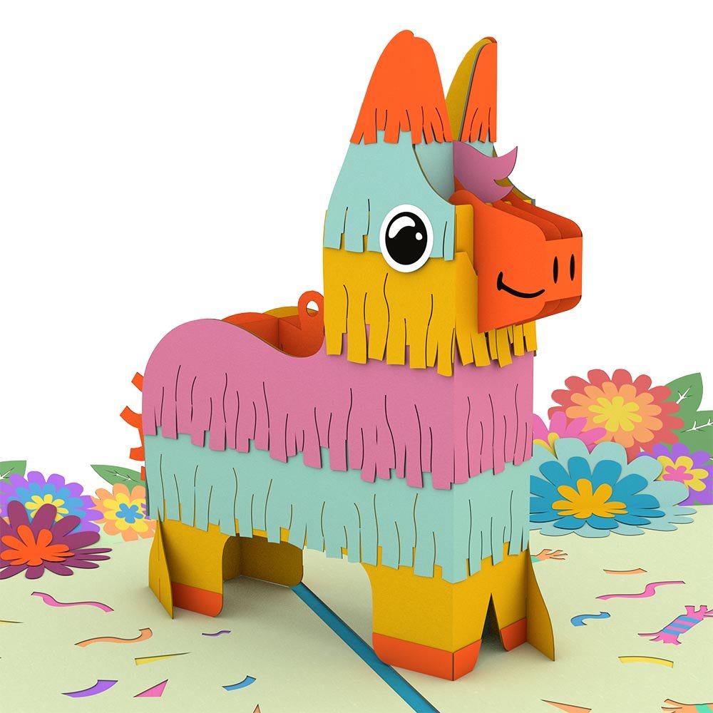 Lovepop - Pinata Lama Geburtstag 3D Pop - Up Karte - Onlineshop für außergewöhnliche Grußkarten und Paper Art - Online kaufen