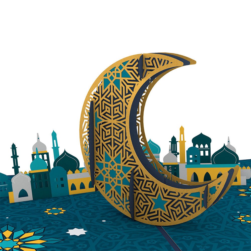 Lovepop - Ramadan - Eid Mubarak 3D Pop - Up Karte - Onlineshop für außergewöhnliche Grußkarten und Paper Art - Online kaufen