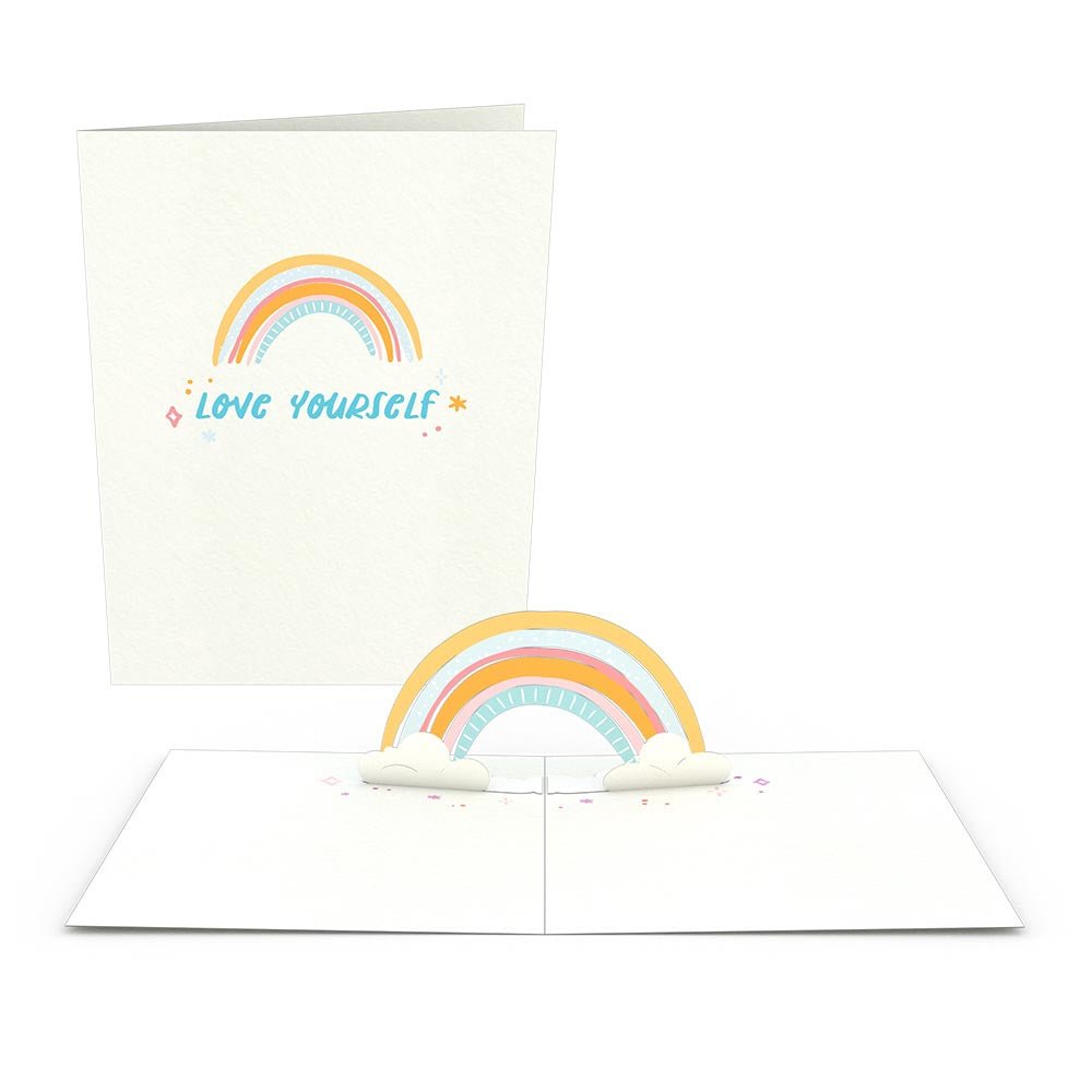 Lovepop - Regenbogen - Notizkarten (4er - Pack) Notizkarte - Onlineshop für außergewöhnliche Grußkarten und Paper Art - Online kaufen