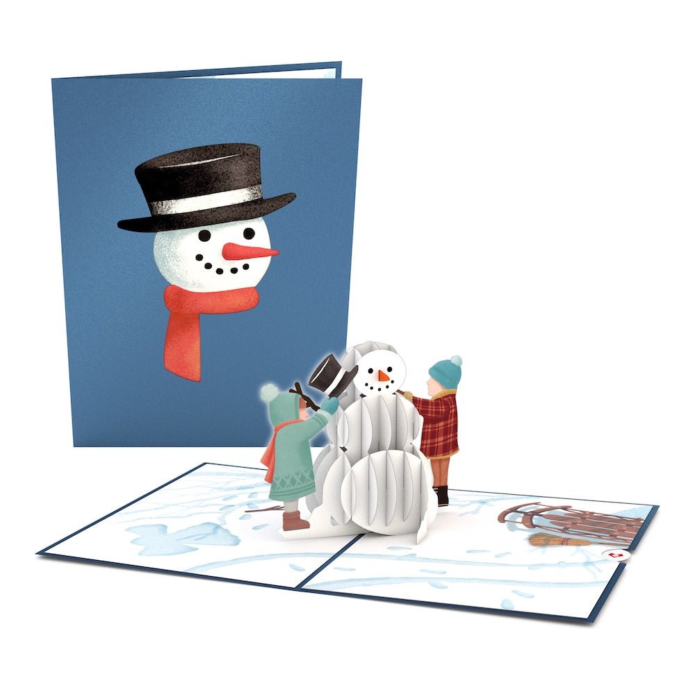 Lovepop - Schneemann 3D Pop - Up Karte - Onlineshop für außergewöhnliche Grußkarten und Paper Art - Online kaufen