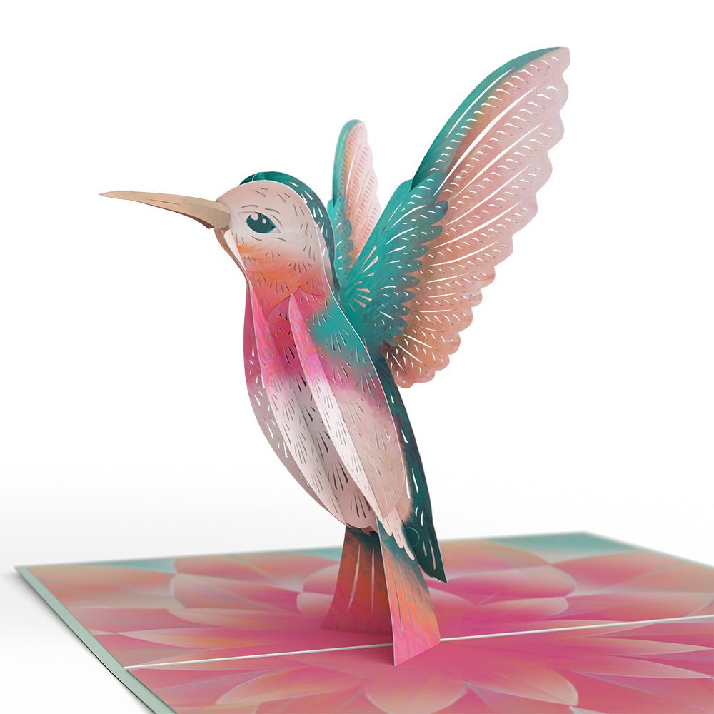 Lovepop - Schöne Kolibri 3D Pop - Up Karte - Onlineshop für außergewöhnliche Grußkarten und Paper Art - Online kaufen