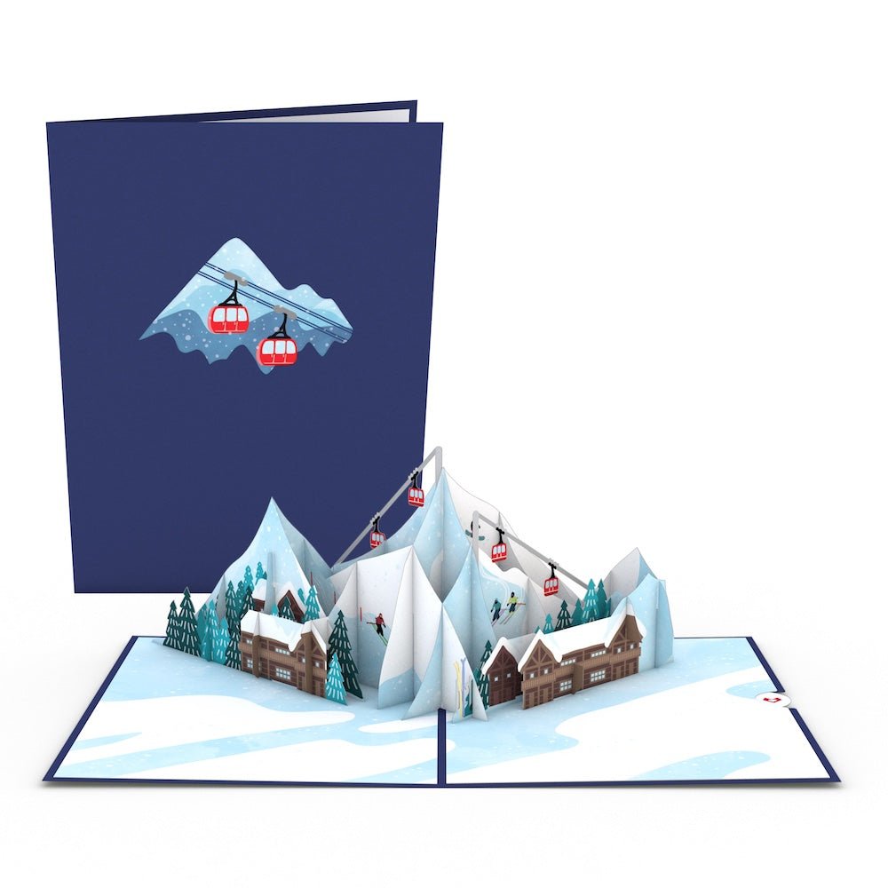 Lovepop - Skidorf 3D Pop - Up Karte - Onlineshop für außergewöhnliche Grußkarten und Paper Art - Online kaufen