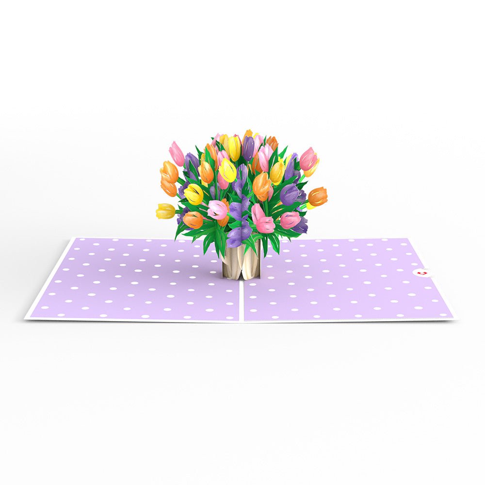 Lovepop - Tulpen 3D Pop - Up Karte - Onlineshop für außergewöhnliche Grußkarten und Paper Art - Online kaufen