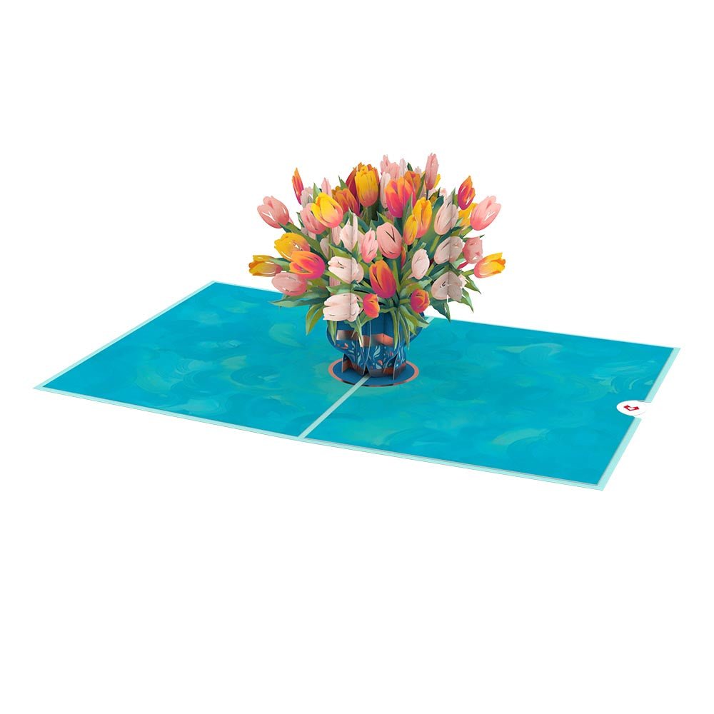 Lovepop - Tulpen zum Muttertag 3D Pop - Up Karte - Onlineshop für außergewöhnliche Grußkarten und Paper Art - Online kaufen