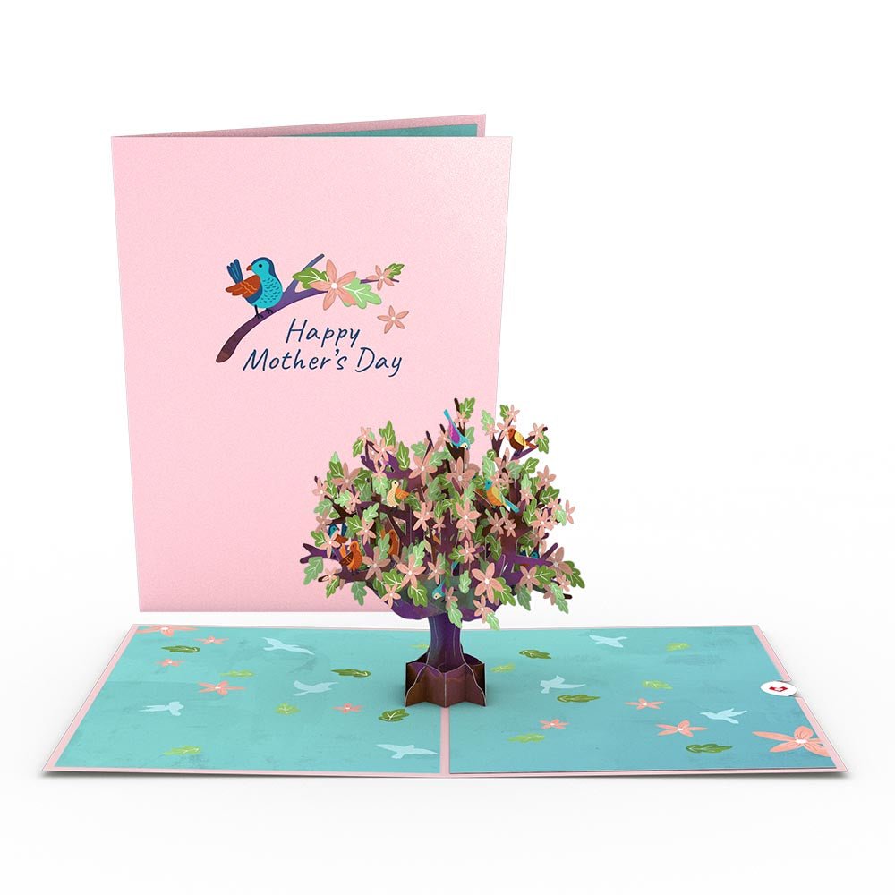 Lovepop - Vogelbaum zum Muttertag 3D Pop - Up Karte - Onlineshop für außergewöhnliche Grußkarten und Paper Art - Online kaufen