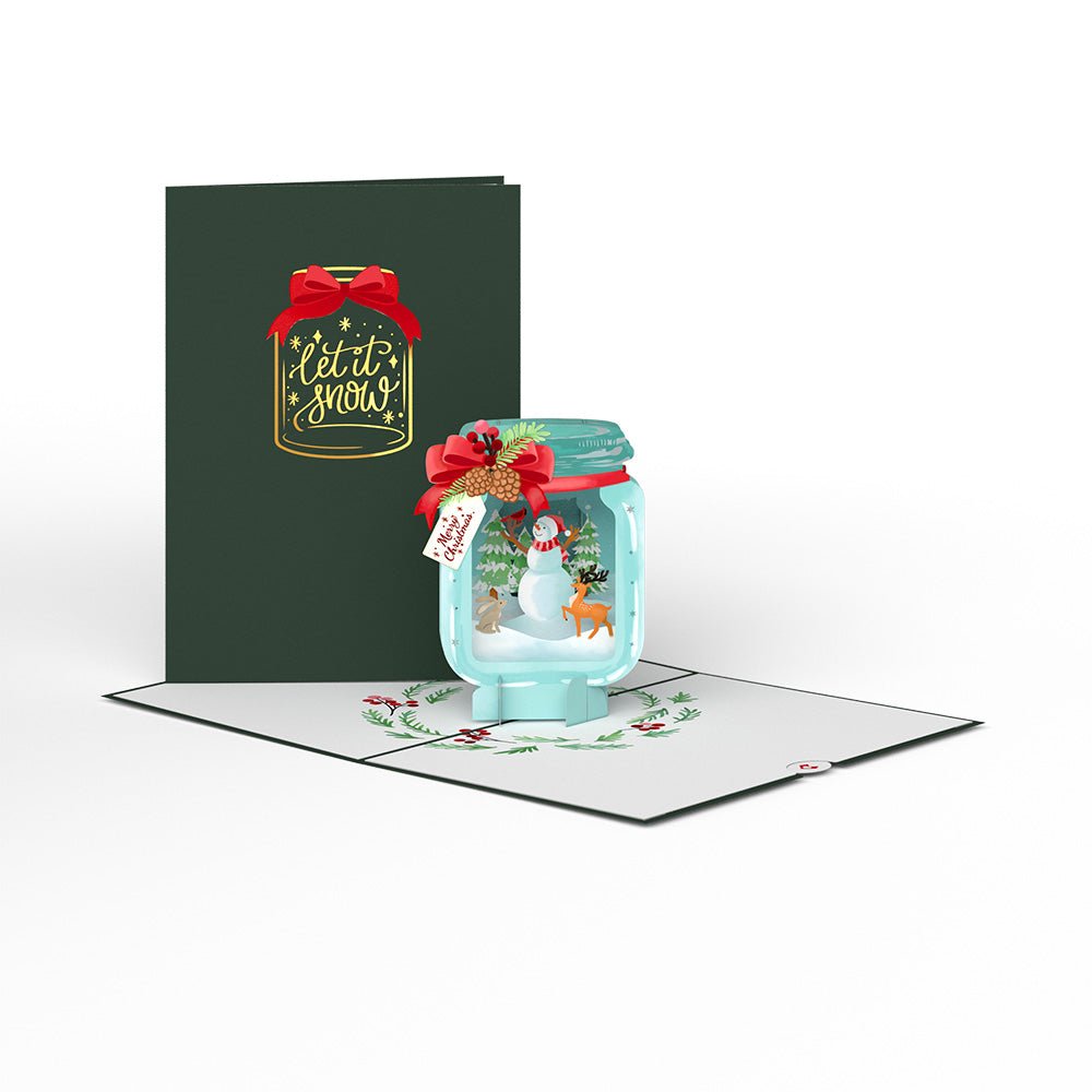 Lovepop - Weihnachtsglas 3D Pop - Up Karte - Onlineshop für außergewöhnliche Grußkarten und Paper Art - Online kaufen