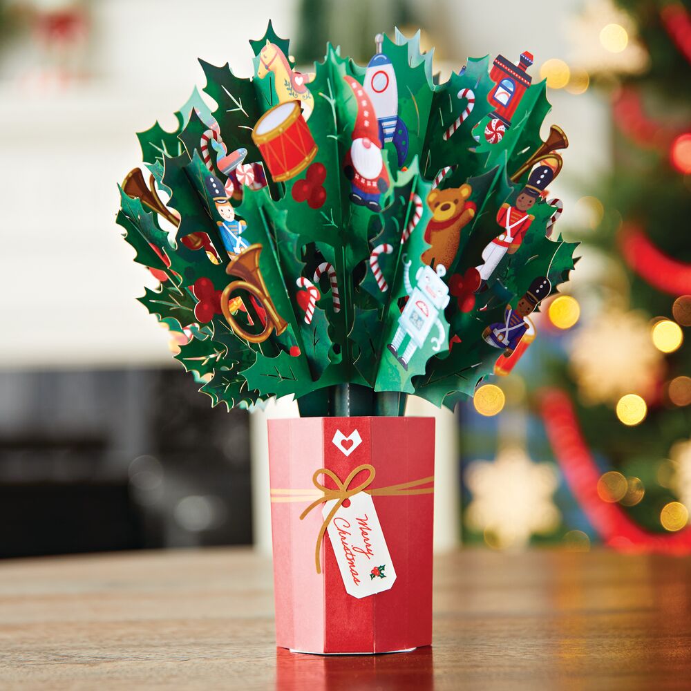 Lovepop - Weihnachtsspielzeug 3D Pop - Up Bouquet - Onlineshop für außergewöhnliche Grußkarten und Paper Art - Online kaufen