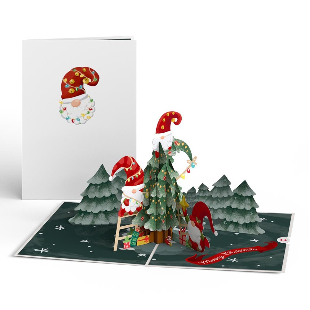 Lovepop - Weihnachtszwerge 3D Pop - Up Karte - Onlineshop für außergewöhnliche Grußkarten und Paper Art - Online kaufen