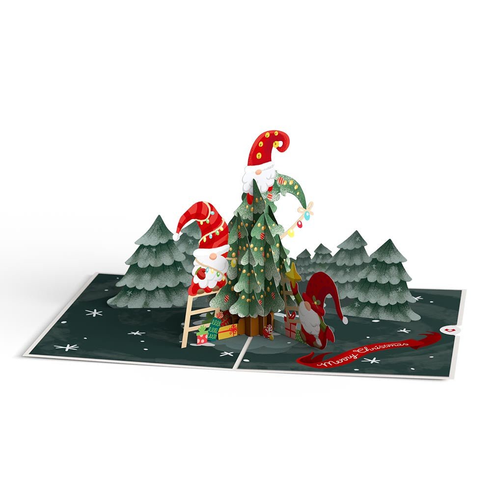 Lovepop - Weihnachtszwerge 3D Pop - Up Karte - Onlineshop für außergewöhnliche Grußkarten und Paper Art - Online kaufen