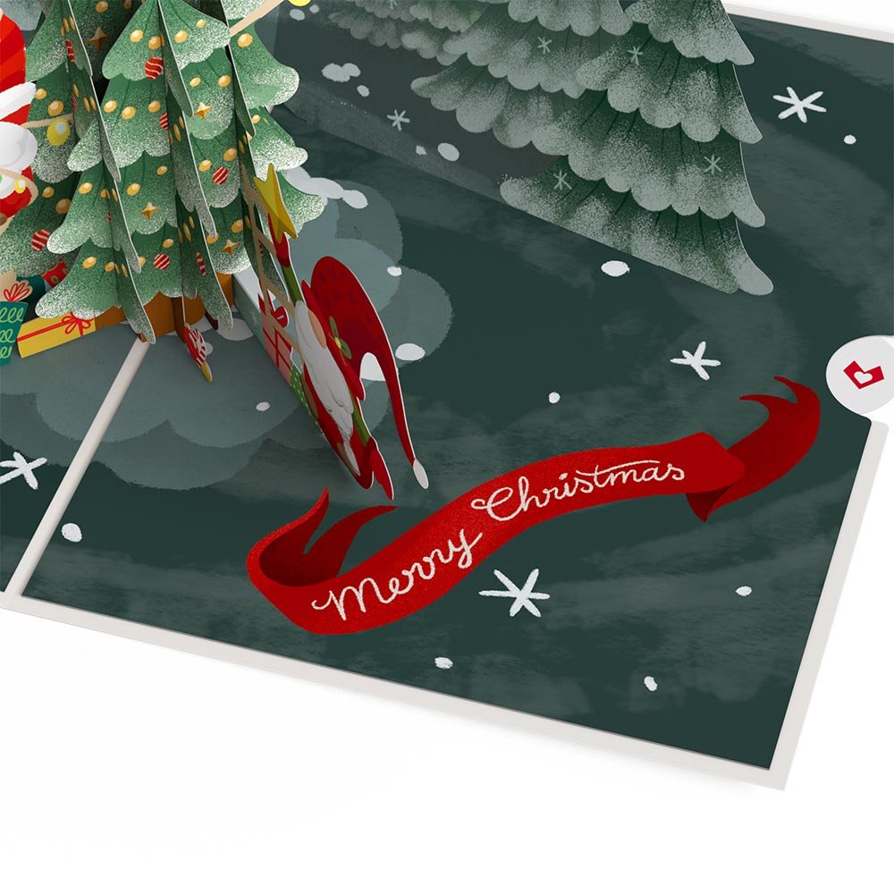 Lovepop - Weihnachtszwerge 3D Pop - Up Karte - Onlineshop für außergewöhnliche Grußkarten und Paper Art - Online kaufen