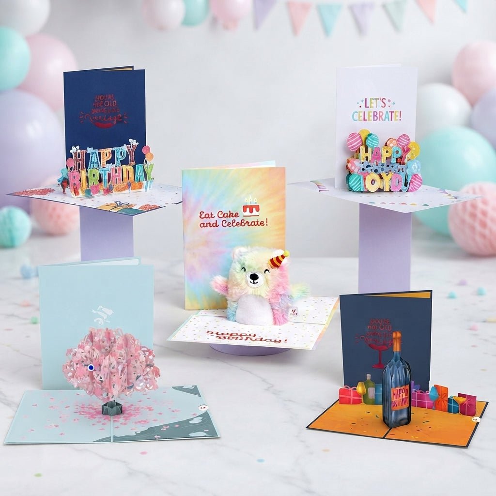 Lovepop.de - Premium Plüsch Geburtstags-Bundle - Onlineshop für außergewöhnliche Grußkarten und Paper Art - Online kaufen