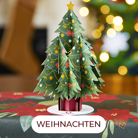 Weihnachtliche 3D Pop-Up Geschenkkarten